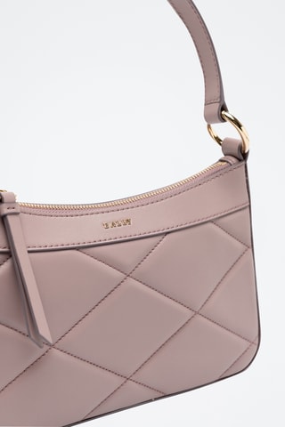 Bolso de piel de cordero - Malva