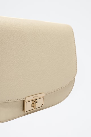 Bandolera de piel bovina - Beige