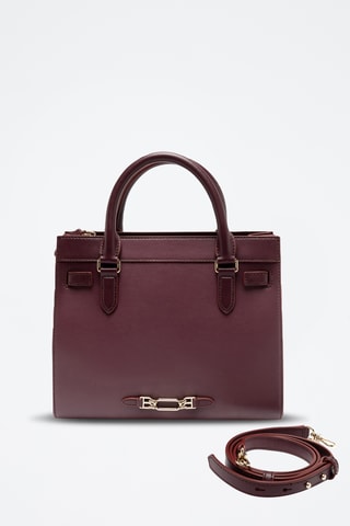 Bolso de piel - Burdeos