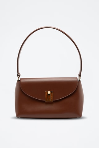 Bolso de piel bovina - Marrón