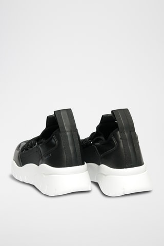 Zapatillas de piel - Negro