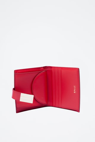 Cartera de piel bovina - Rojo