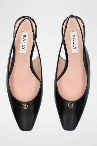 Zapatos de piel de tacón - Negro