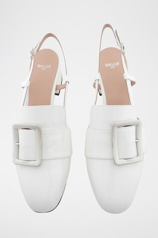 Zapatos de piel bovina de tacón - Blanco