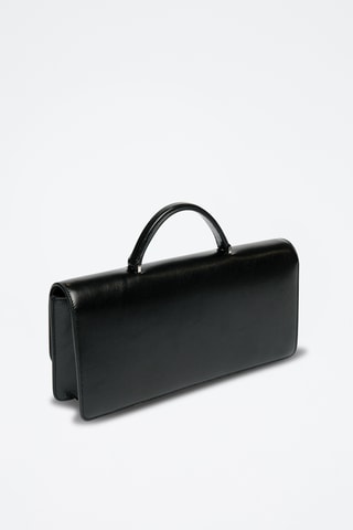 Bolso de piel de cordero - Negro