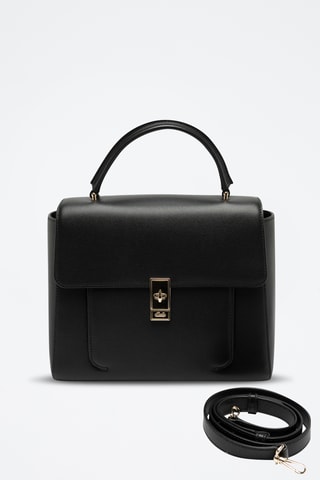 Bolso de piel bovina - Negro