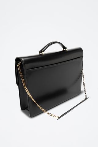 Bolso de piel bovina - Negro