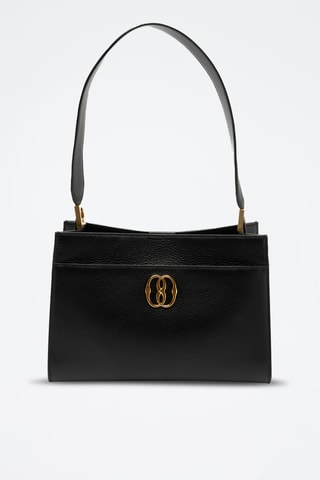 Bolso de piel bovina - Negro