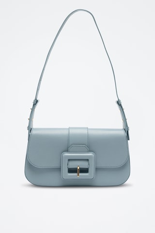 Bolso de piel caprina - Azul claro