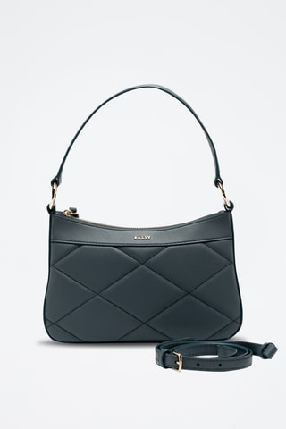 Bolso de piel de cordero - Azul grisáceo