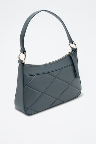 Bolso de piel de cordero - Azul grisáceo