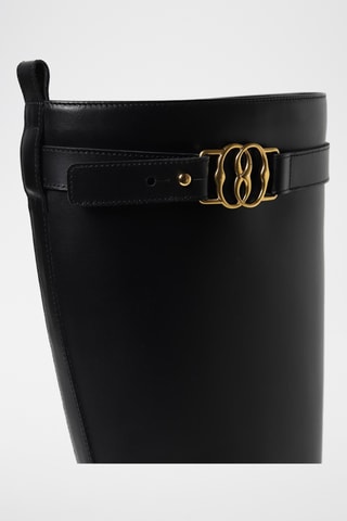 Botas de piel - Negro