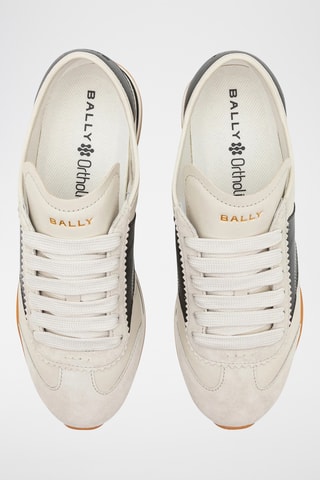 Zapatillas de piel bovina nobuk - Blanco