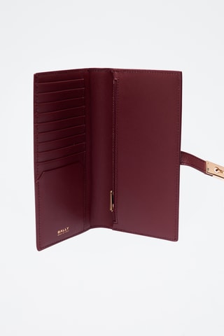 Cartera de piel - Burdeos