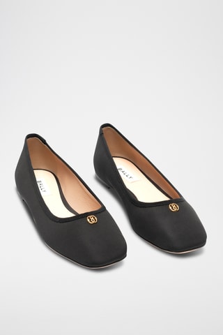 Bailarinas de seda - Negro