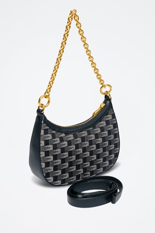 Bolso de piel - Azul oscuro