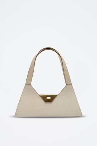 Bolso de piel bovina - Blanco