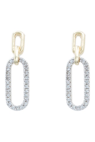 Boucles d'oreilles Mélété - Or jaune et diamants