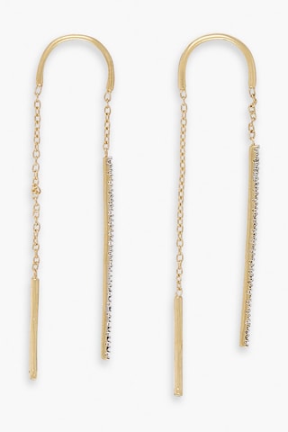 Boucles d'oreilles Khépri - Or jaune et diamants