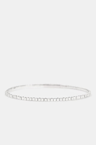 Jonc Catherine - Or blanc et diamants
