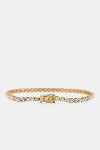 Bracelet Rivière - Or jaune et diamants