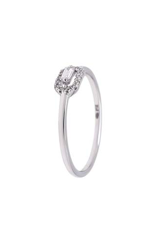 Bague Rêverie Elégante - Or blanc et diamants
