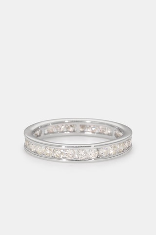Bague Tour complet duchesse - Or blanc et diamants