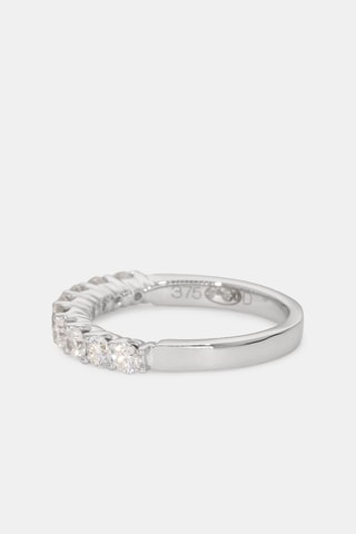 Bague Alliance Passion - Or blanc et diamants