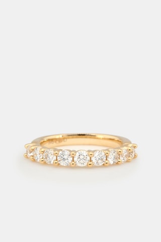 Bague Alliance Only You - Or jaune et diamants