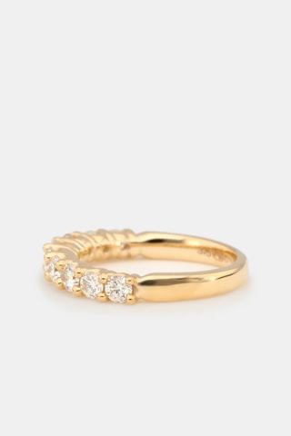 Bague Alliance Only You - Or jaune et diamants