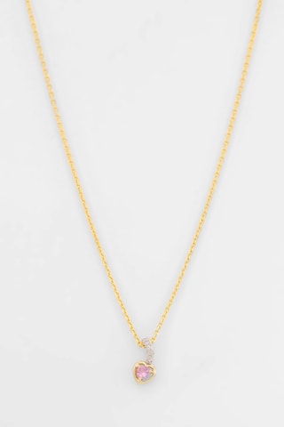 Pendentif Nellie - Or jaune, diamants et saphir