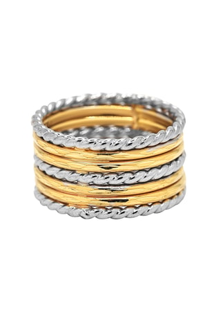 Anillo Borghese - Oro amarillo y oro blanco