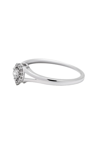 Bague - Or blanc et diamants