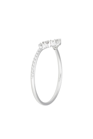 Bague Erica - Or blanc et diamants