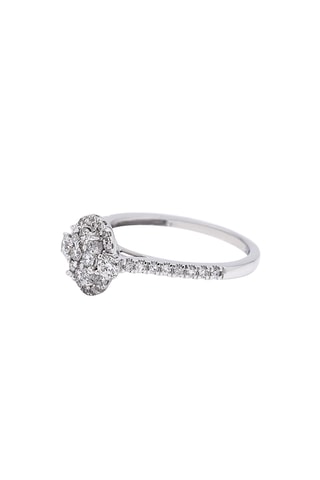 Bague Ivania - Or blanc et diamants