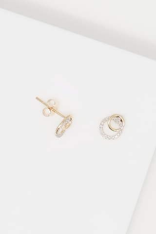 Puces Thelma - Or jaune et diamants