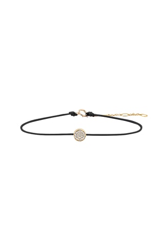Bracelet Mon précieux noir - Or jaune et diamants