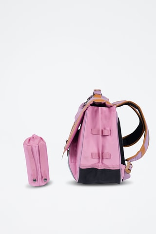 Cartable Mila - Violet et rose
