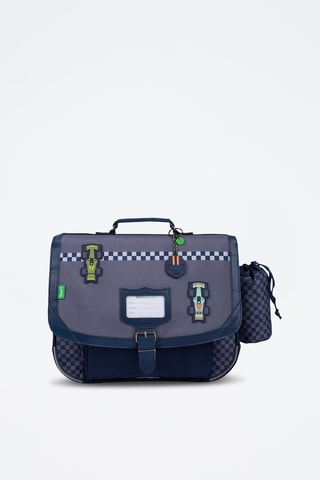 Cartable Romain - Bleu marine