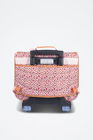Cartable à roulettes Lilou - Rose