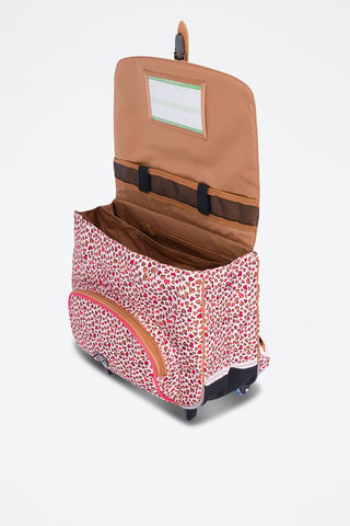 Cartable à roulettes Lilou - Rose