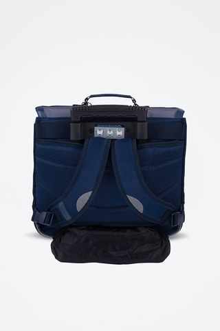 Cartable à roulettes Romain - Bleu marine