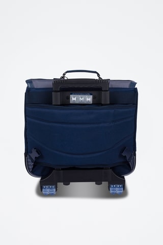 Cartable à roulettes Romain - Bleu marine