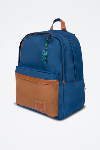 Sac à dos Nils - Bleu cobalt et camel