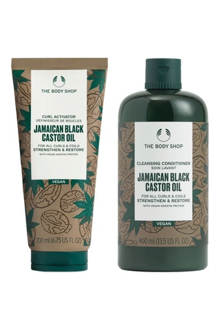 Acondicionador limpiador y activador de rizos JBCO - Cabello afro y rizado - 400 y 200 ml