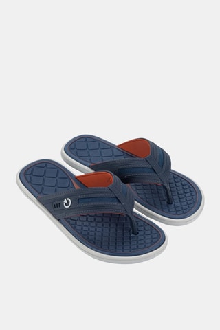 Chanclas de piel Cartago Veneto II Thong -  Azul marino