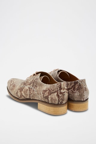 Derbies - Beige y burdeos