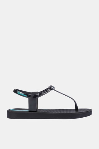 Sandalias Ipanema Class Blown Up -  Negro y turquesa
