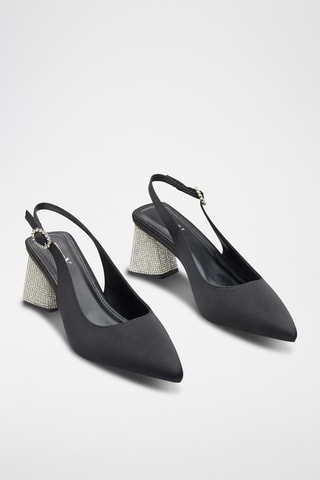 Sandalias de tacón Paris - Negro