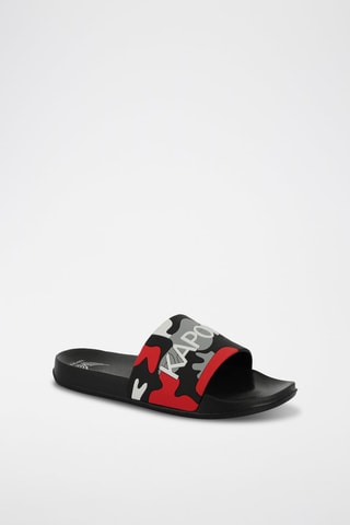 Chanclas Dorale - Gris y rojo